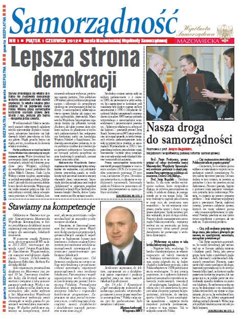 Gazeta Samorządność — nr 1