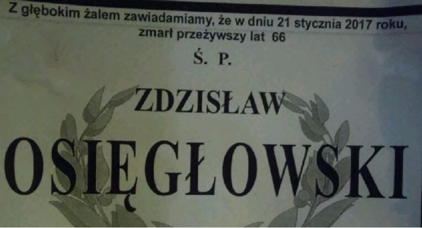 Żegnamy Zdzisława Osięgłowskiego