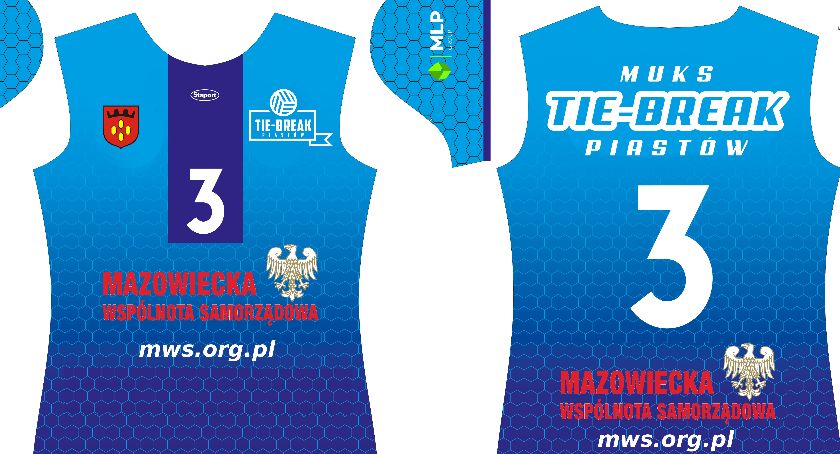 Logo MWS na strojach Tie Break Piastów!