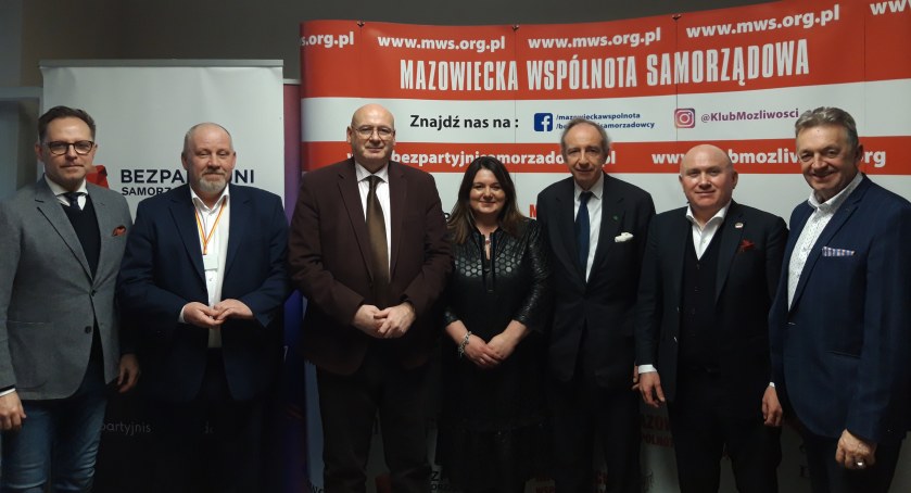 Wł. Bartoszewski i P. Zgorzelski z wizytą w siedzibie MWS