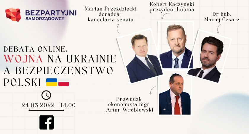 Wojna na Ukrainie, a bezpieczeństwo Polski. DEBATA ONLINE