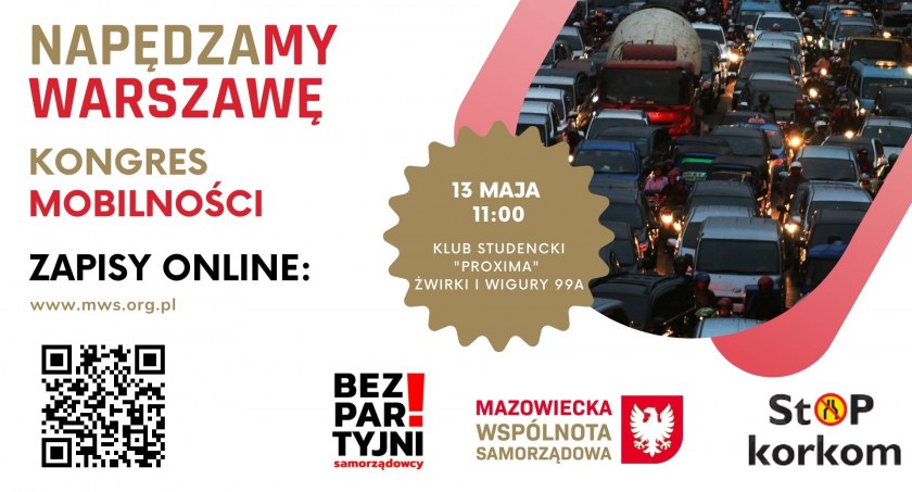 NAPĘDZAMY WARSZAWĘ - Kongres mobilności - 13.05.2023 | 11:00