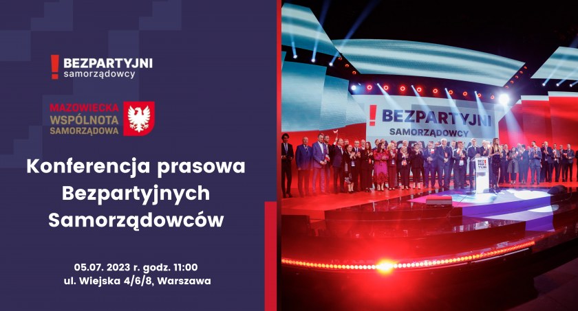 Zaproszenie na środową konferencję prasową BS