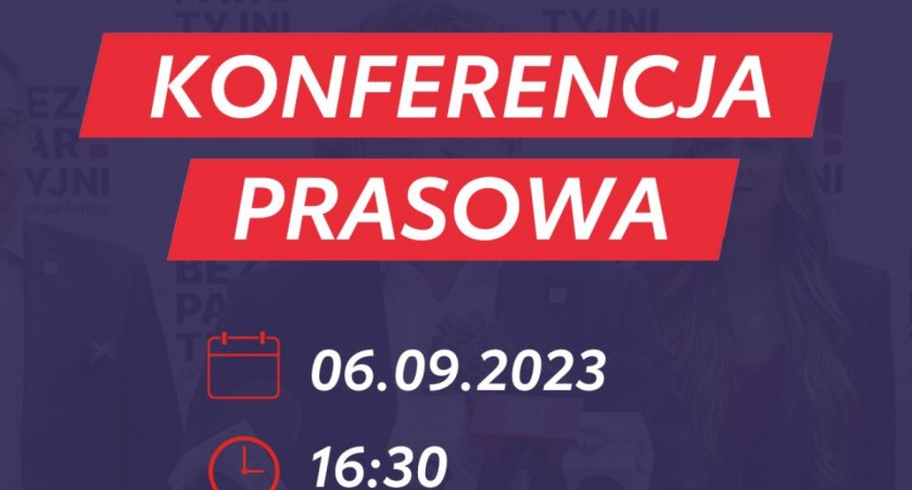 Konferencja prasowa BS o godz. 16:30 pod Sejmem RP
