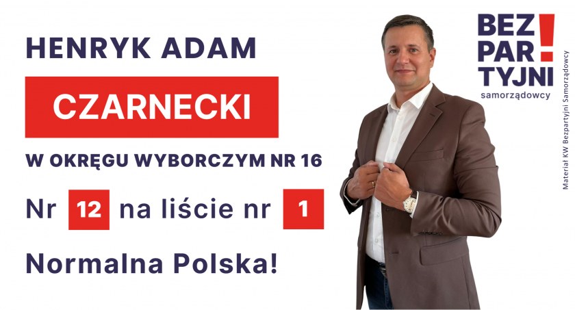 CZARNECKI HENRYK ADAM - OKRĘG WYBORCZY NR 16 - nr 12 na liście - Sejm 2023