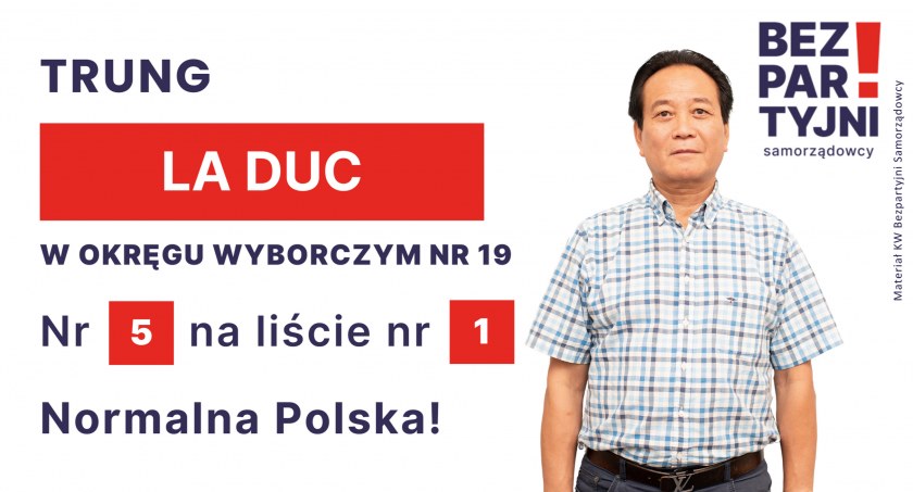 LA DUC TRUNG - OKRĘG WYBORCZY NR 19 - nr 5 na liście - Sejm 2023