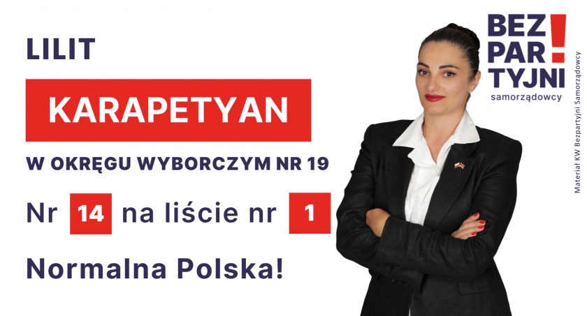 KARAPETYAN LILIT - OKRĘG WYBORCZY NR 19 - nr 14 na liście - Sejm 2023