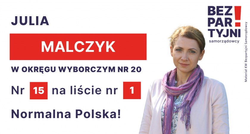 MALCZYK JULIA - OKRĘG WYBORCZY NR 20 - nr 15 na liście - Sejm 2023