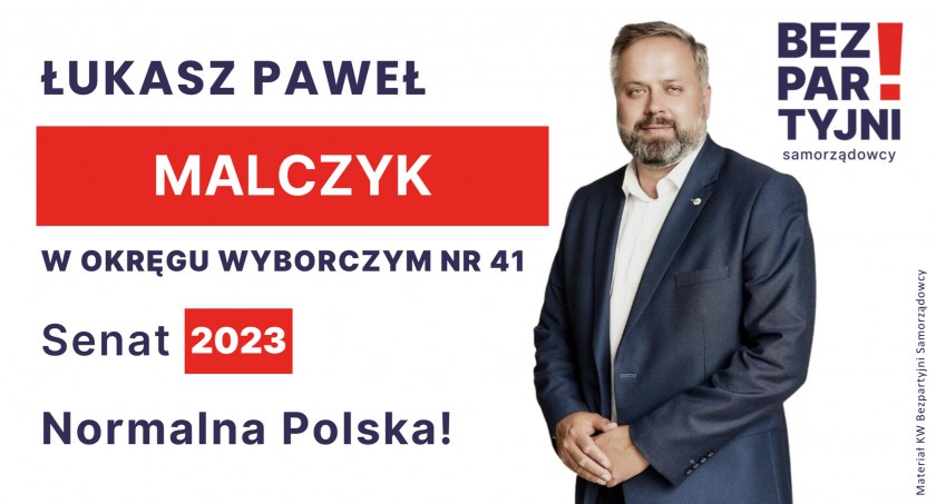 Łukasz Paweł Malczyk - okręg nr 41 - Senat 2023