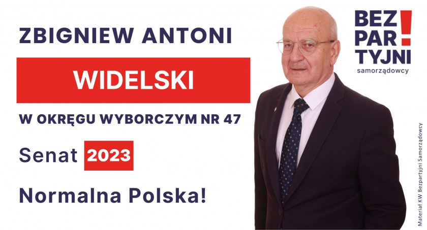 Zbigniew Antoni Widelski - okręg nr 47 - Senat 2023