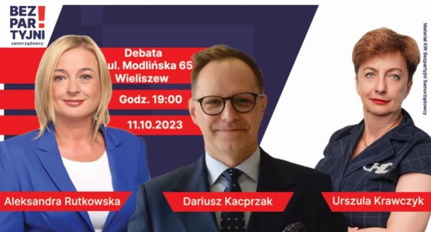 Debata w Wieliszewie już dziś - zapraszamy