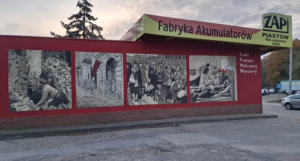 Mural w Piastowie i patron dla wiaduktu