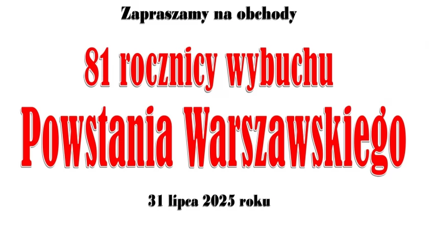 81. rocznica wybuchu Powstania Warszawskiego