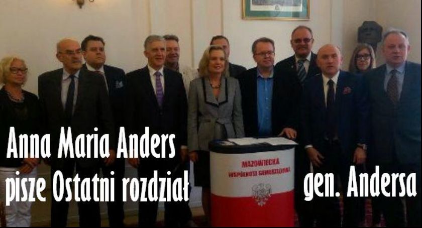 Minister Anders przywraca pamięci