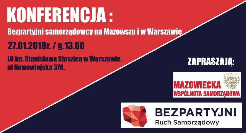 Bezpartyjni samorządowcy na Mazowszu i w Warszawie [KONFERENCJA]