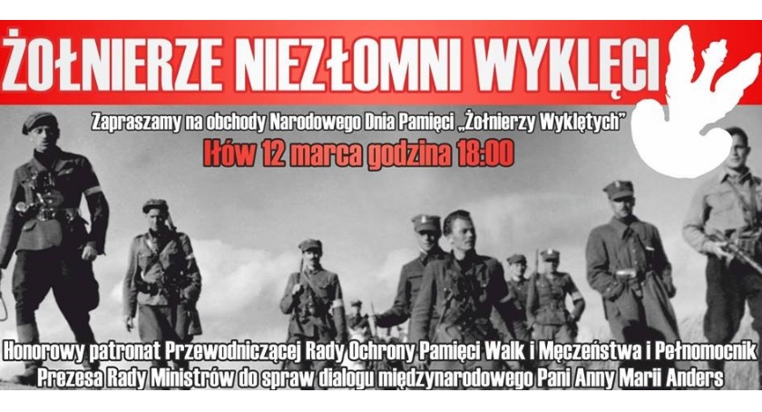 Żołnierze Niezłomni Wyklęci zaproszenie na obchody w Iłowie