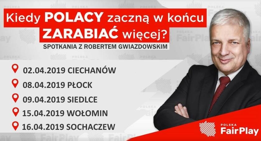 Spotkania z Robertem Gwiazdowskim na Mazowszu