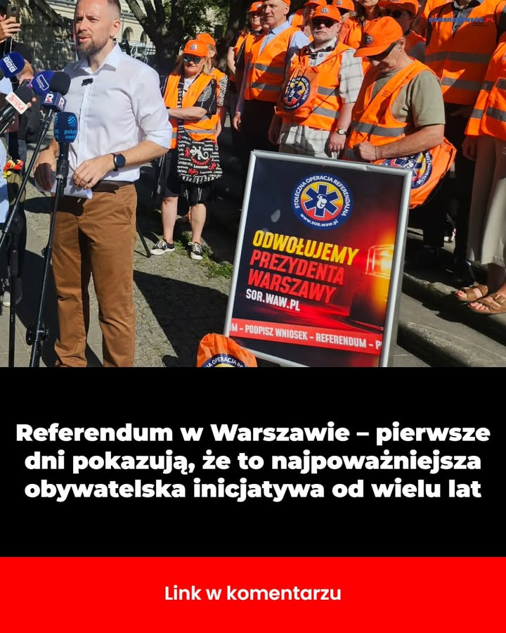 📢 Referendum w Warszawie – zbiórka podpisów nabiera tempa. Pierwsze dni akcji pokazują, że…