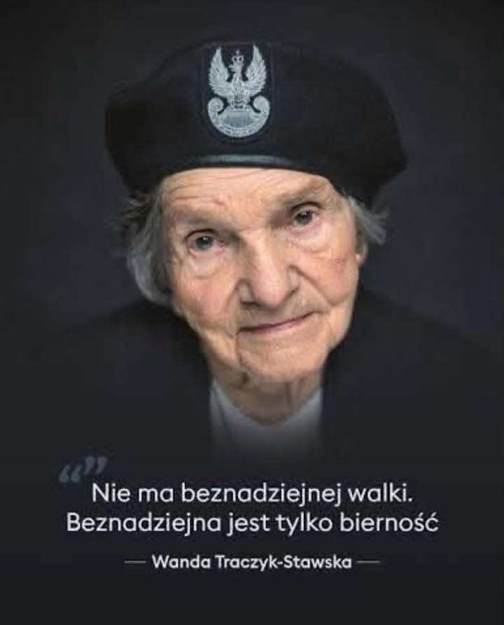 Wanda Traczyk-Stawska ps. „Pączek” 1927-2026 „Wolność jest fundamentem wspólnoty” W wieku …