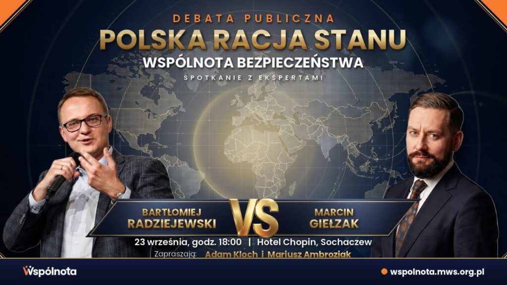 Polska Racja Stanu: Radziejewski vs Giełzak. Zapraszamy na debatę 23 września do Sochaczewa