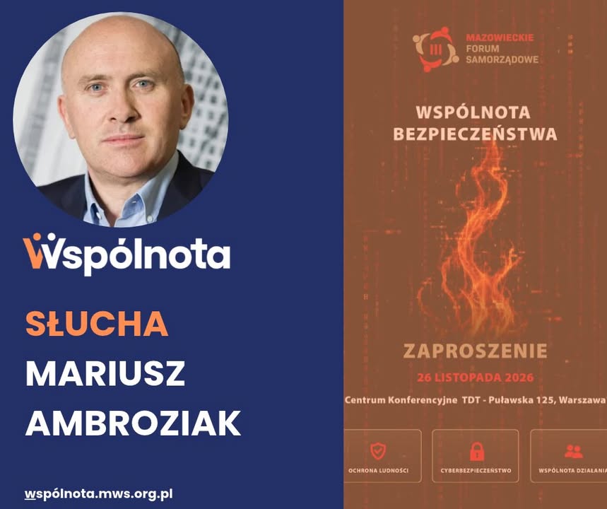 🛡️ Czy Twój samorząd jest gotowy na współczesne zagrożenia? Zapraszamy na III Mazowieckie …